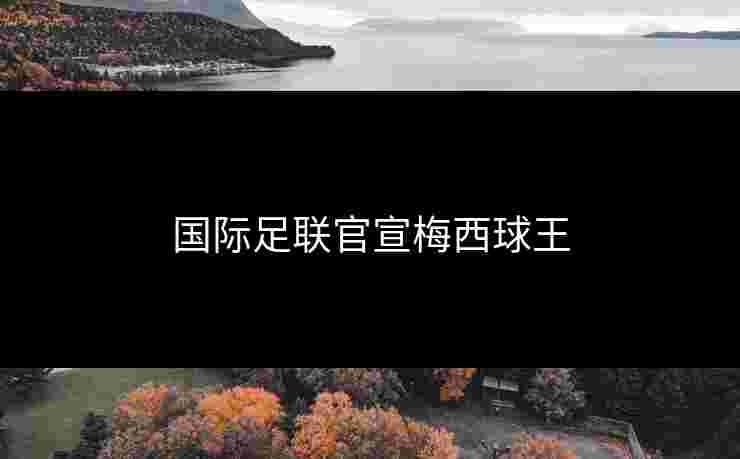 国际足联官宣梅西球王
